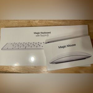 Apple Magic Keyboard with Touch ID with  Magic Mouse, NEW & SEALED